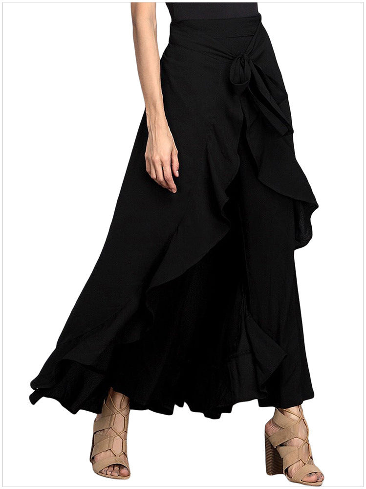Women’s Layered Ruffle Maxi Skirt