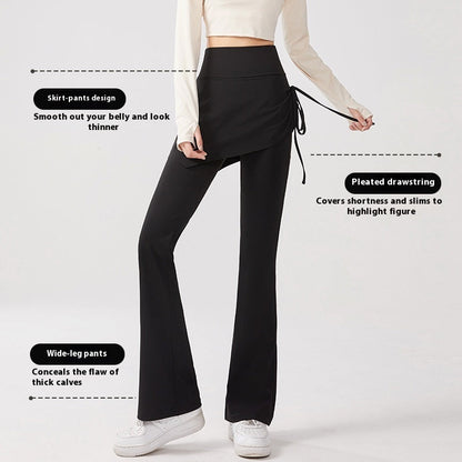 Women’s Asymmetrical Layered Flare Pants