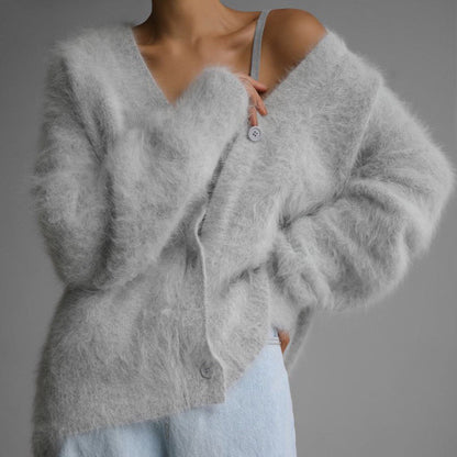 Women’s Soft Fluffy Knit Cardigan