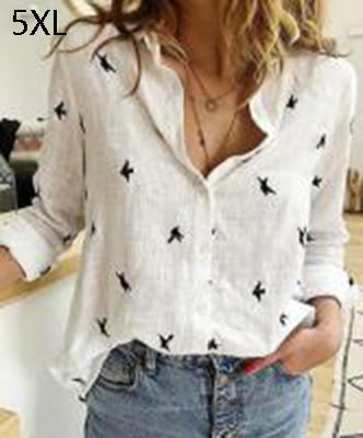 Women’s Lightweight Textured Long-Sleeve Blouse