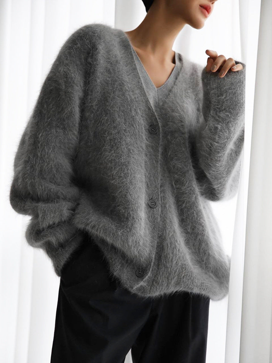Women’s Soft Fluffy Knit Cardigan