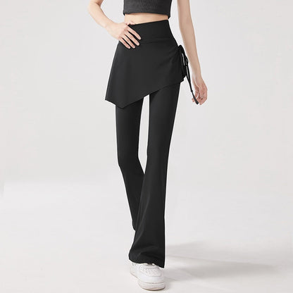 Women’s Asymmetrical Layered Flare Pants