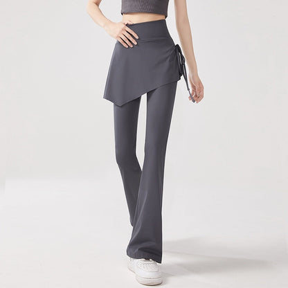 Women’s Asymmetrical Layered Flare Pants