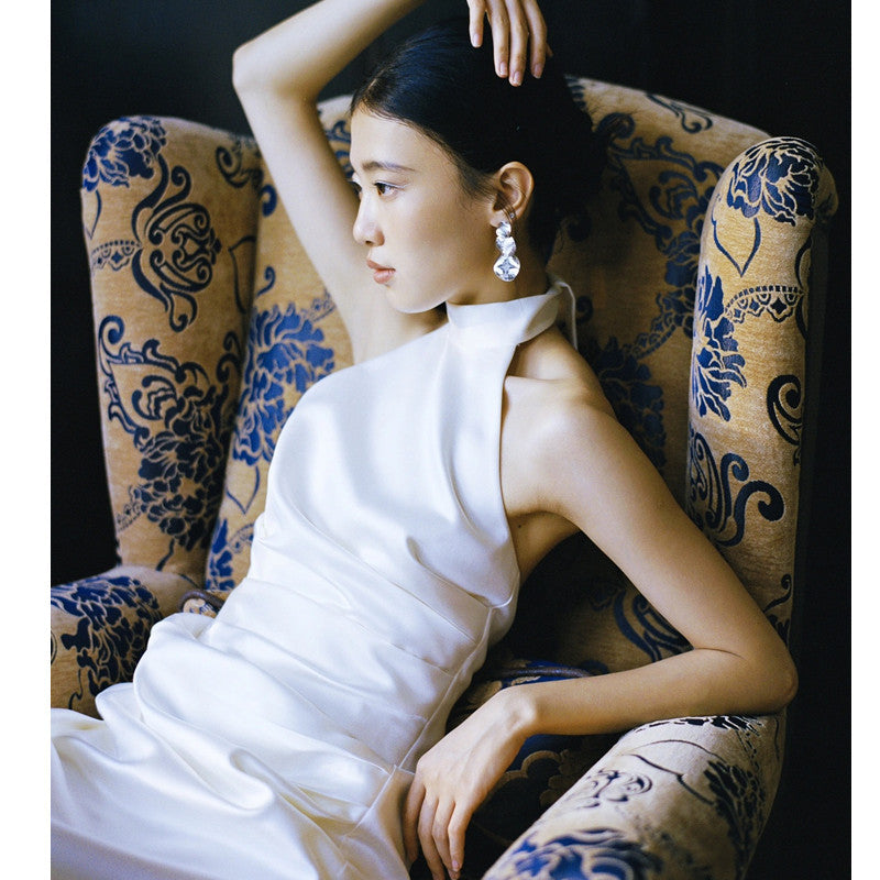 Women’s High-Neck Sleeveless Maxi Dress